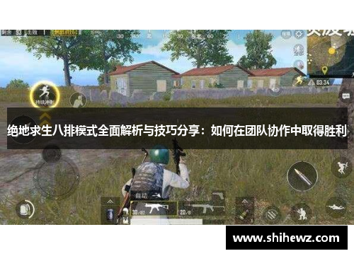 绝地求生八排模式全面解析与技巧分享：如何在团队协作中取得胜利